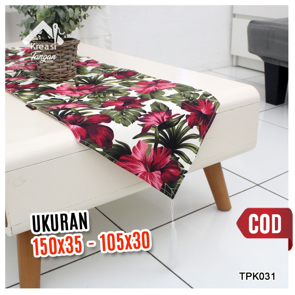 TAPLAK MEJA CANVAS MOTIF TPK031