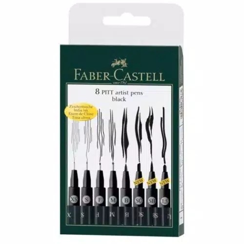 

Dijual Faber-Castell Pitt Artist Pen With New Special Nibs 8 Wallet Berkualitas