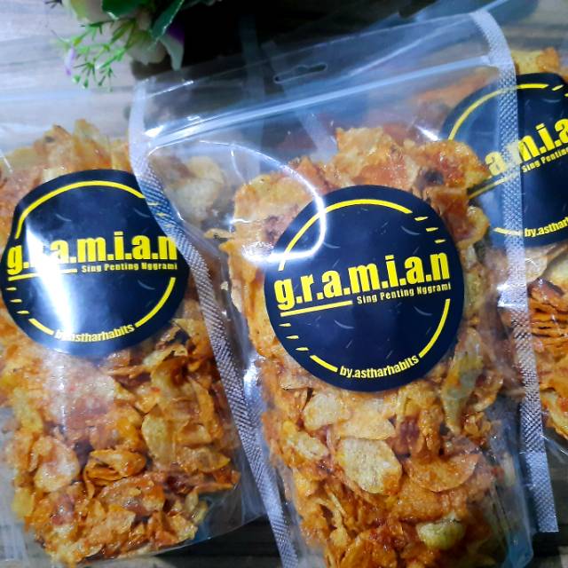 

Kering Kentang Gramian 130gr