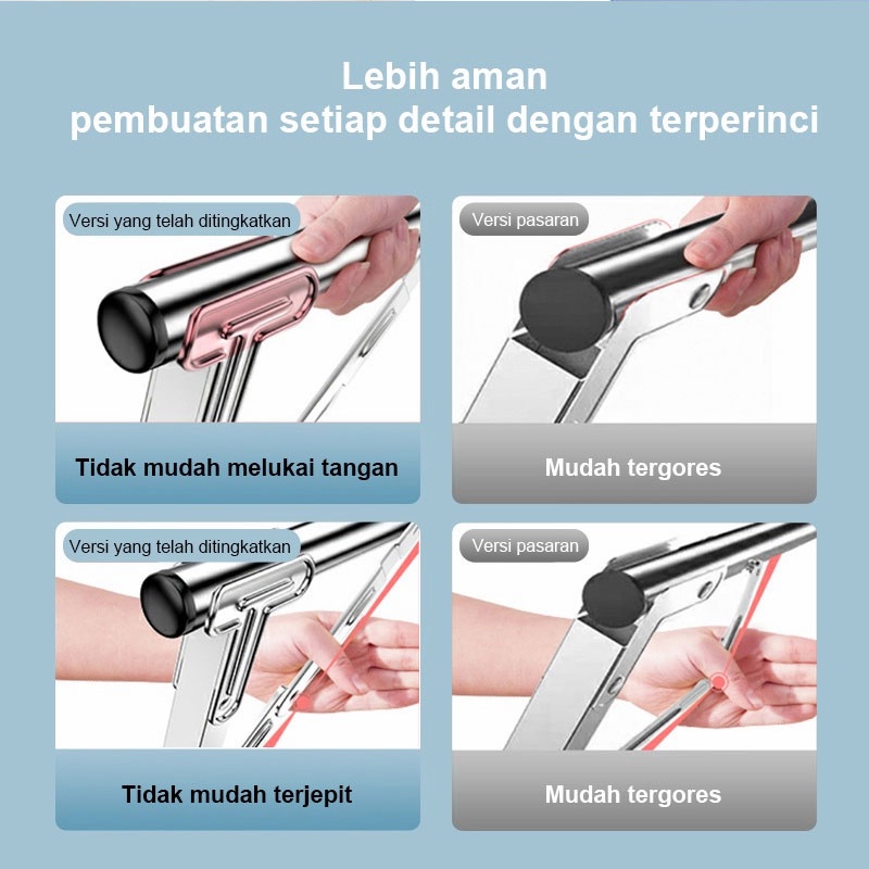 KAGK Jemuran Baju 240cm Jemuran Lipat Stainless Jemuran Pakaian Portable Gantungan Baju Lipat Jemuran Hanger