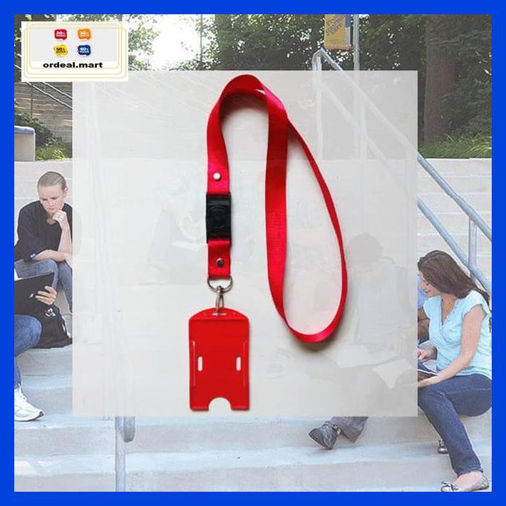 

6Rtiut7- Gantungan Id Card Tali Ribbon Flip Off 5Ea5W5-