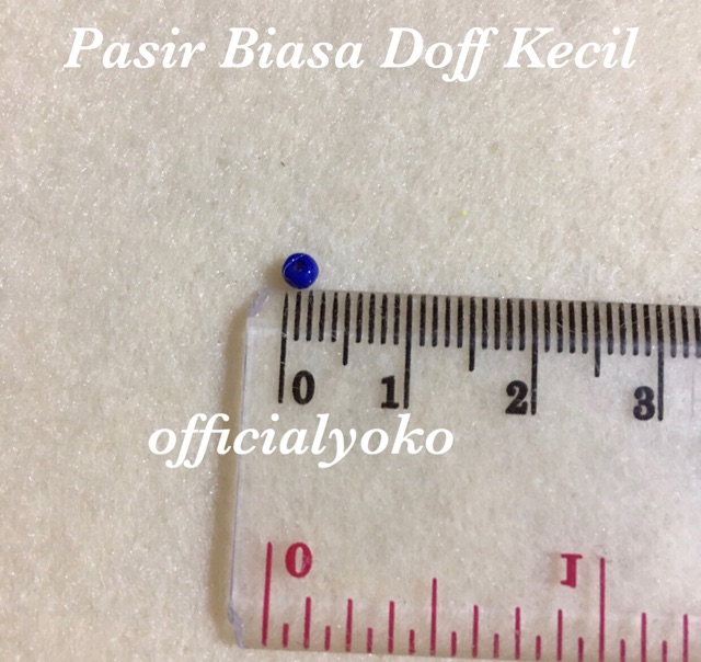 Manik Payet Pasir Biasa Doff Kecil 11/0 (25gram)