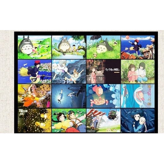 

postcard studio ghilby anime card jual perpack isi 16 lembar bahan kertas premium untuk event, ucapan ,propfoto dll