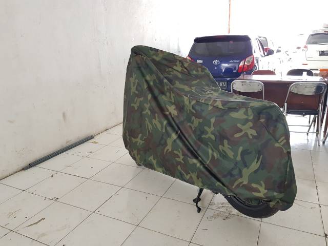 Body cover motor mio, beat, supra (motif loreng tentara)