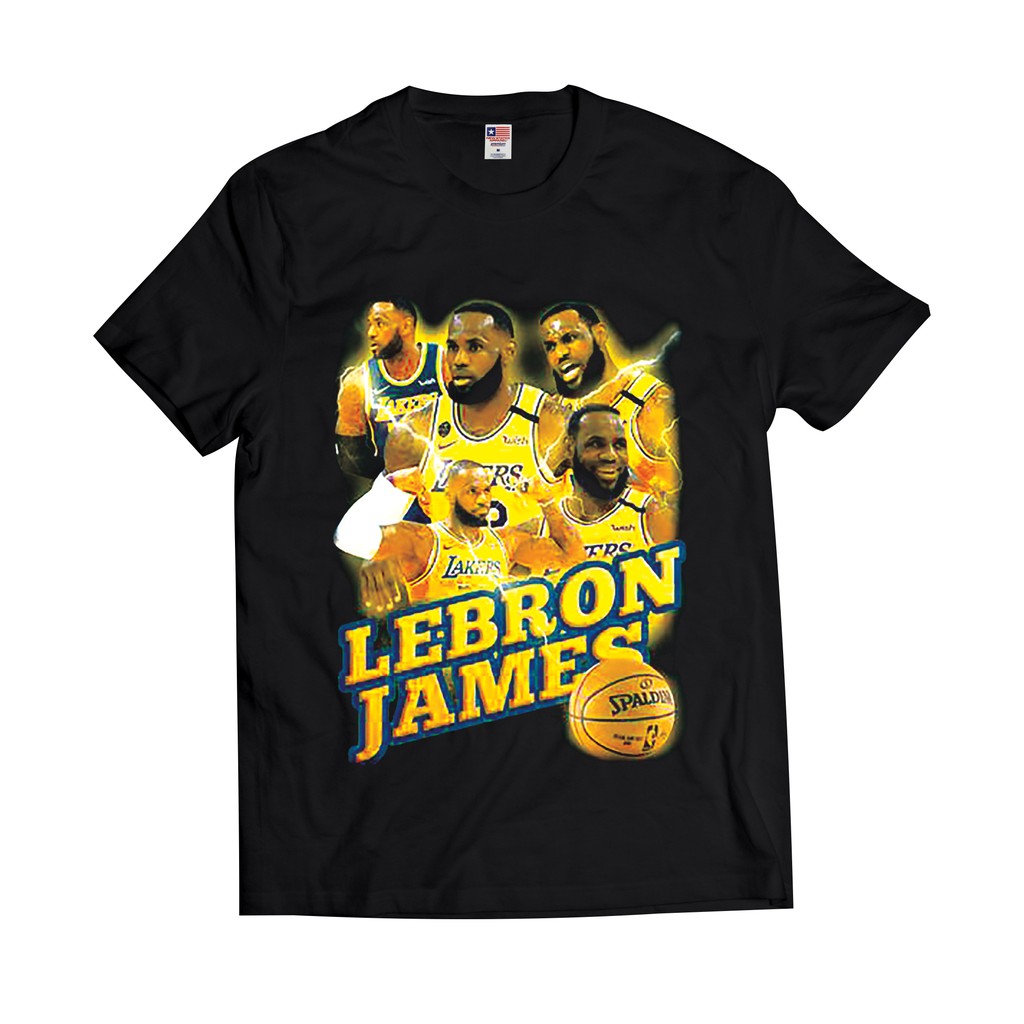 KAOS VINTAGE - NBA LA LAKERS LEBRON JAMES | KAOS NBA | KAOS VINTAGE | KAOS BOOTLEG | T-SHIRT NBA