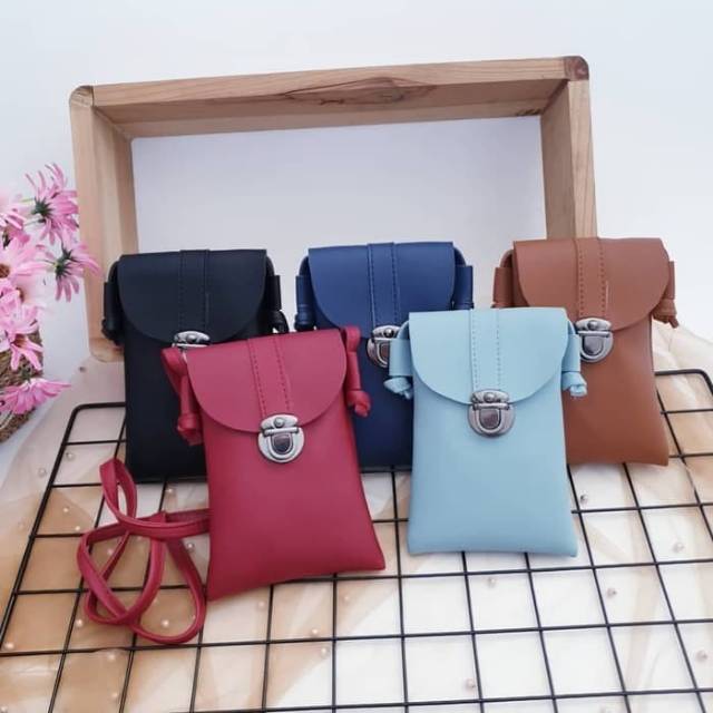 Tas Handphone Slot Lock Miniso / Tas HP / Pocket Bag Lock Miniso