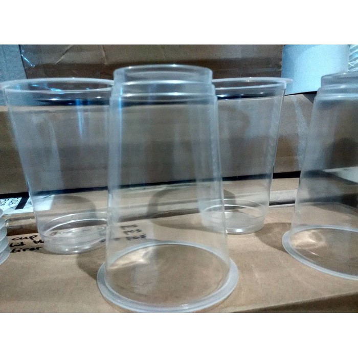 Plastik Cup Pp / Gelas Plastik Poly Pp Ukuran 22Oz (660Ml) 12Gr