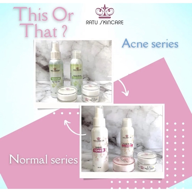 [TERLARIS] PAKET RATU SKINCARE ACNE