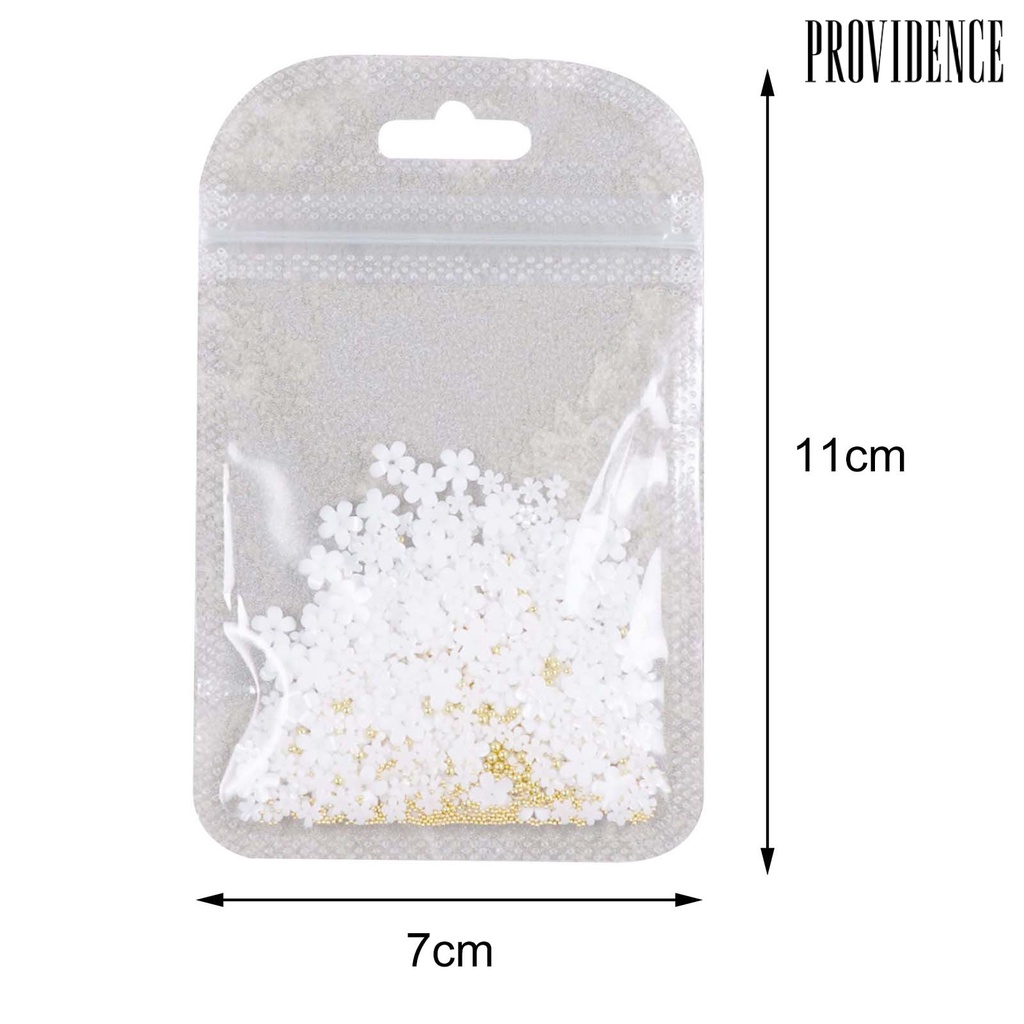 Providence 1Pack Nail Art Flower Creative Decorative Resin Five-petal Small Foral Manicure Decoration for Women