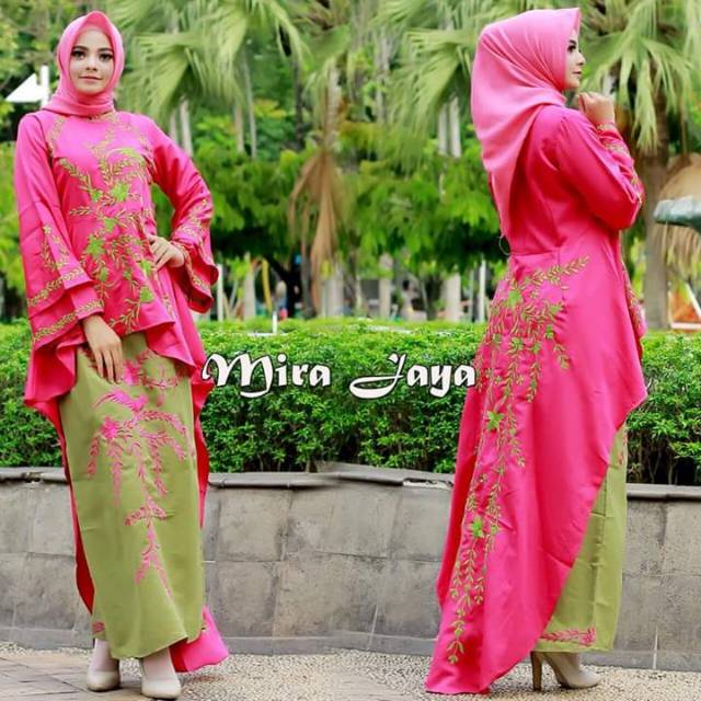 Set long tunik+rok cetar 2 by mira jaya