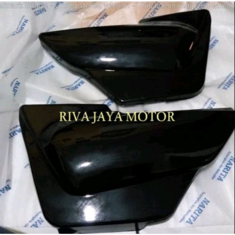 Cover samping thunder 125 box tutup aki thunder