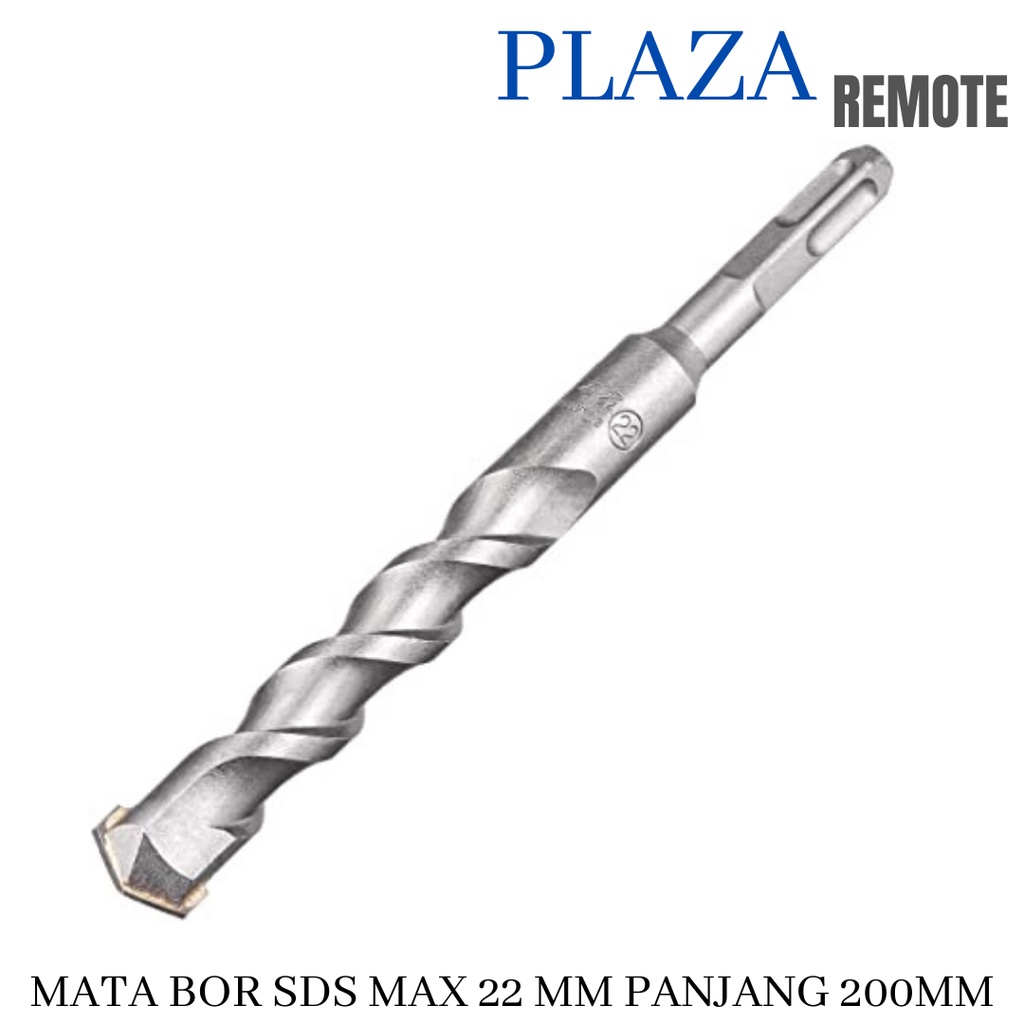 SDS MAX MATA BOR TEMBOK 22 MM BETON HAMMER DRILL PANJANG 200 MM