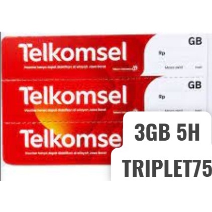 VOUCHER TELKOMSEL 3GB 3HARI