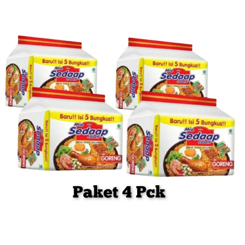 

Mie Sedaap Goreng Mi Goreng Instant Isi 5 Pcs x 90gr Paket 4 Pack