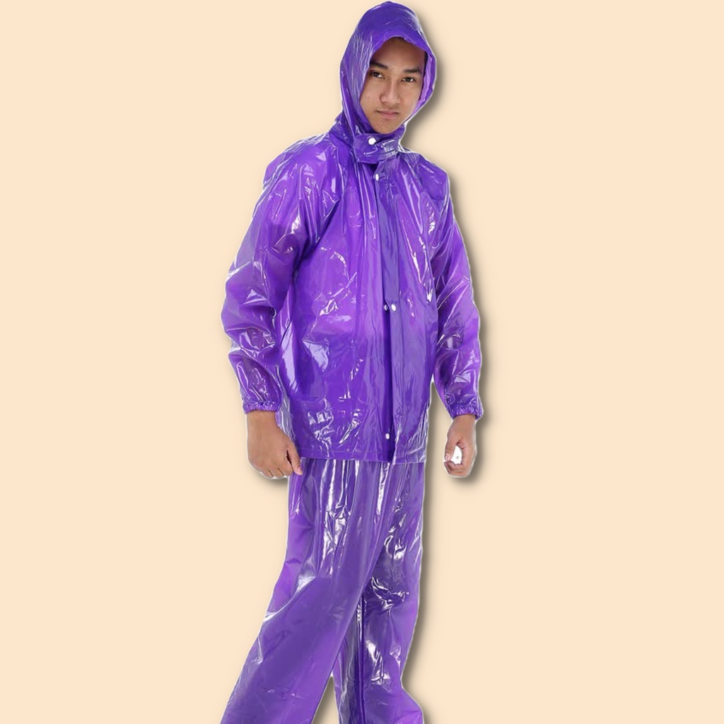 Jas Hujan Stelan Jaket Celana Pria Dewasa Plevia Premium Mantel Ujan Setelan Ke87