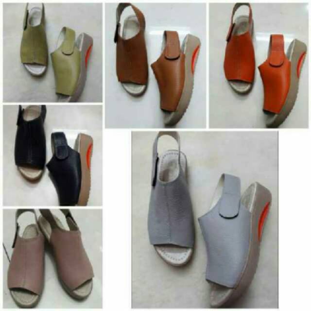  Sandal  kulit  wanita asli garut Shopee  Indonesia