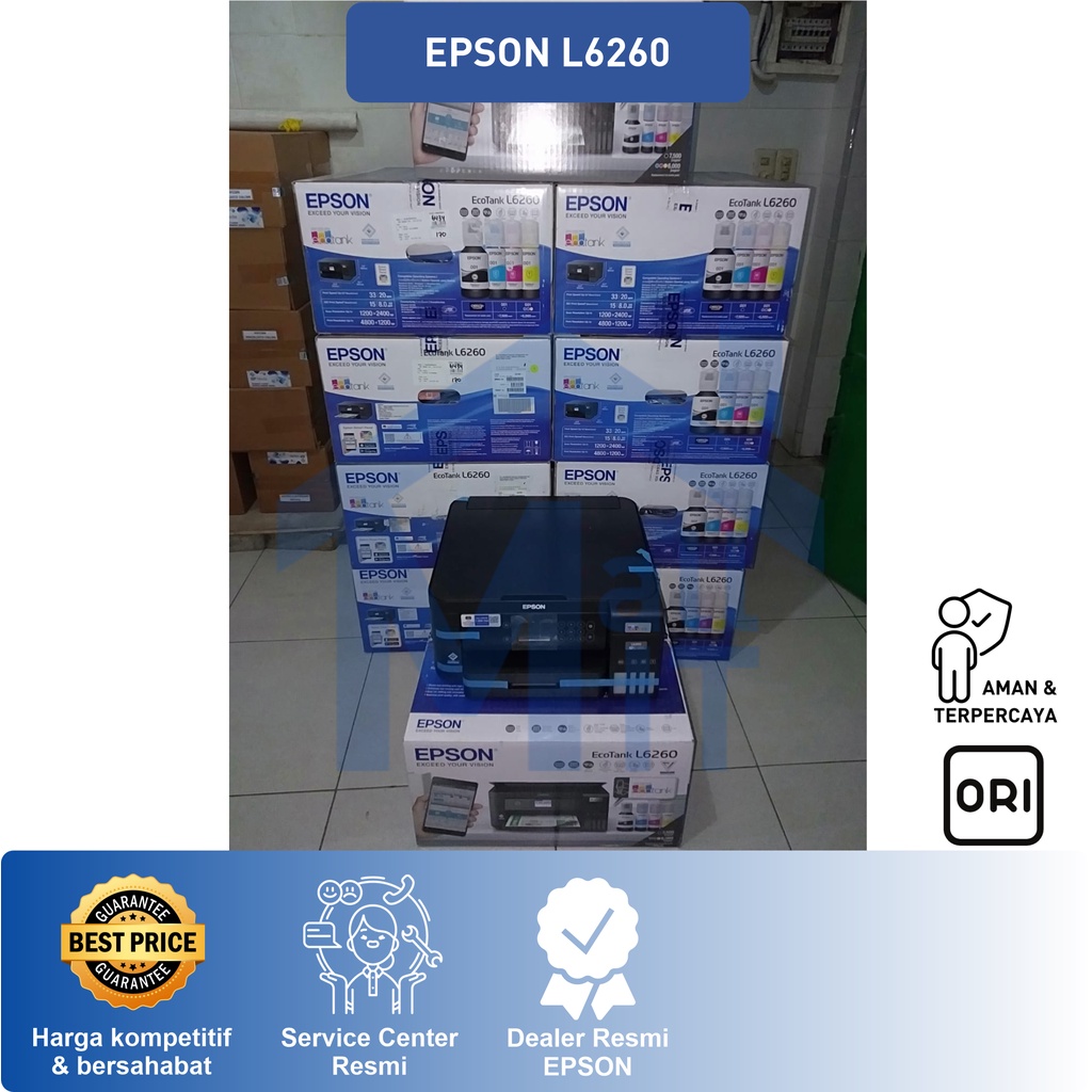 MDN PRINTER EPSON L6260 L-6260 L 6260 PENGGANTI L6160 GARANSI RESMI