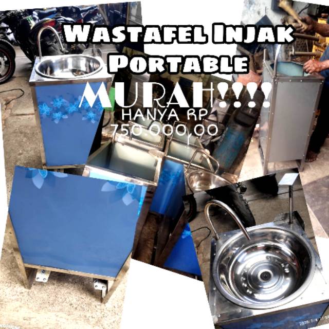 Wastafel Injak Portable Murah