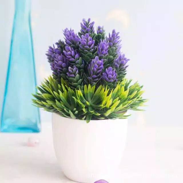 NM349 Bunga plastik / Pajangan bunga Artifisial / motif nanas buatan/Vas Bulat-6