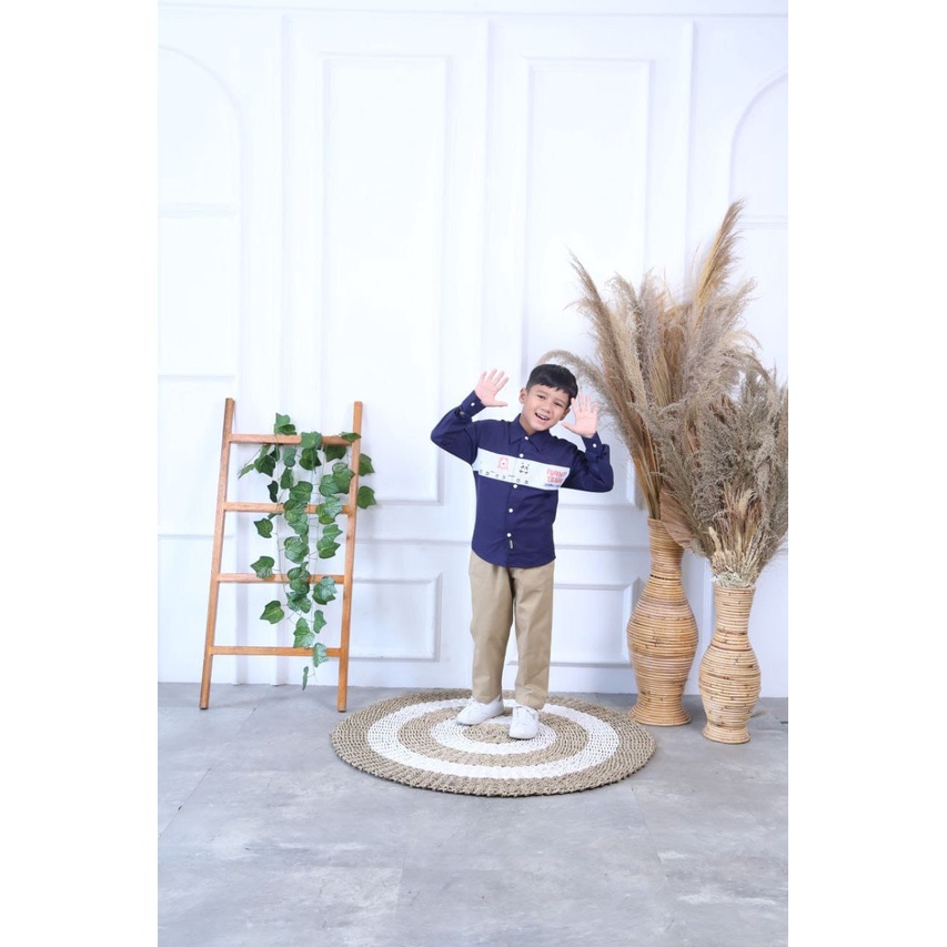 SET KEMEJA CHINOS JOVANKA LABEL // setelan anak laki laki / setelan kemeja anak