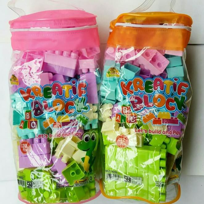 Mainan Anak Lego Besar 132 Pcs