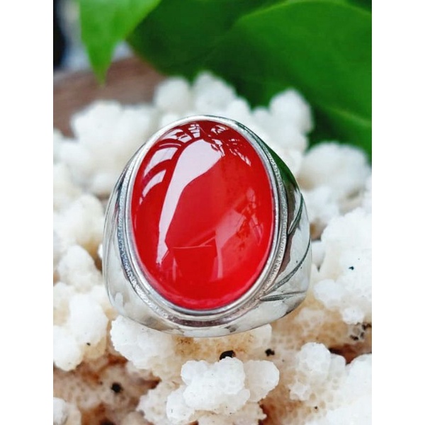 CINCIN BATU AKIK DARAH NATURAL