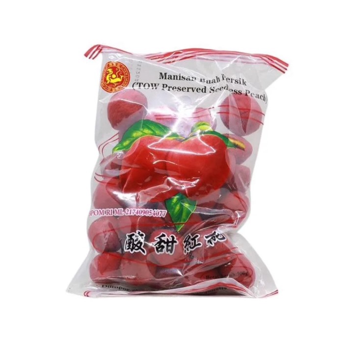 

Manisan Buah Persik Golden Eagle Crunch Peach 500 Gram