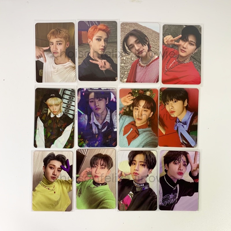 (MOHON BACA DESKRIPSI) Stray Kids Noeasy Christmas Evel Oddinary Photocard Bang Chan Changbin Hyunji