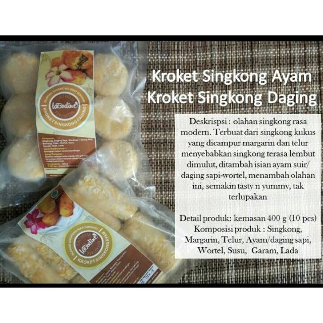 Kroket singkong isi Daging Sapi Labodine