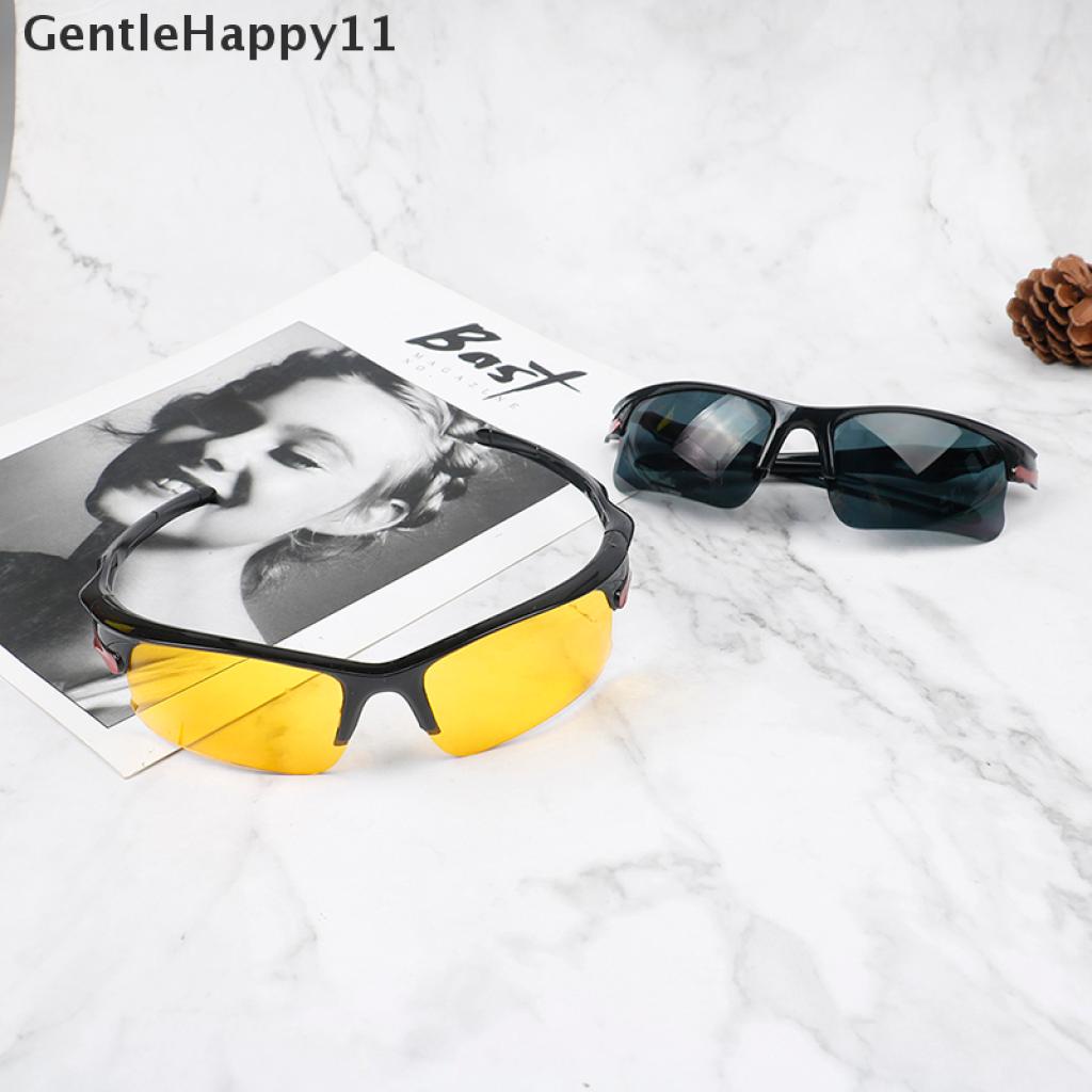 Gentlehappy 1Pc Kacamata Polarized Anti Silau Goggles Glasses Night Vision Kacamata Berkendara