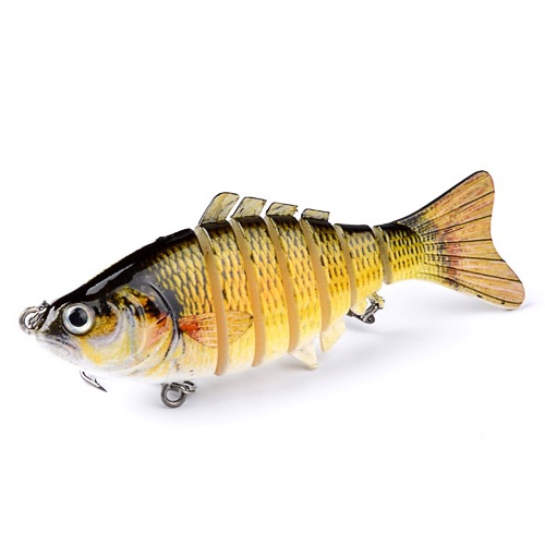 Shengyao 1Pcs Sinking Wobbler Jointed Minnow Umpan Pancing Buatan 10CM/15G Fishing Lure Multi Bagian Buatan Umpan Keras Trolling Pike Bait