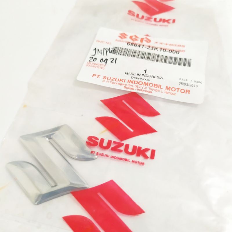 EMBLEN LOGO GSX R150, GSX S150 ORIGINAL SGP 100% 68641-23K10-000