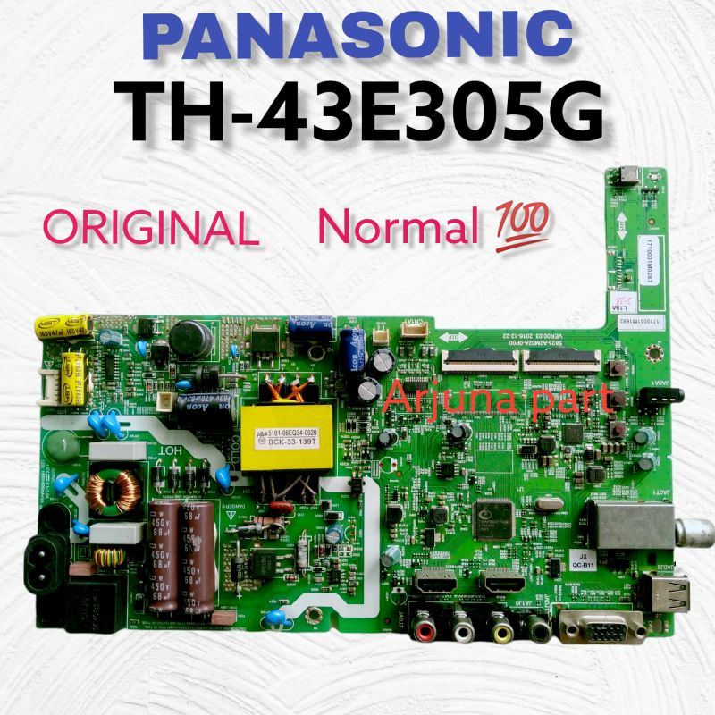 Mainboard TV Panasonic TH-43E305G / MB TV Panasonic TH-43E305G / MB Panasonic TH-43E305G / MB 43E305
