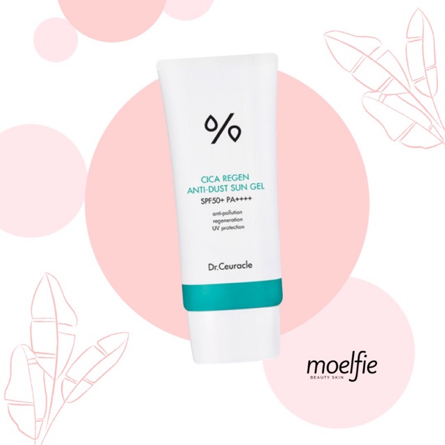 [FULL SIZE] DR.CEURACLE CICA REGEN ANTI DUST SUN GEL SPF 50+ PA++++ / LEEGEEHAM SUN GEL