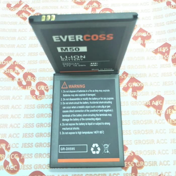 Baterai Battery Original Double Power Evercoss Cross M50 / M50A / A75B