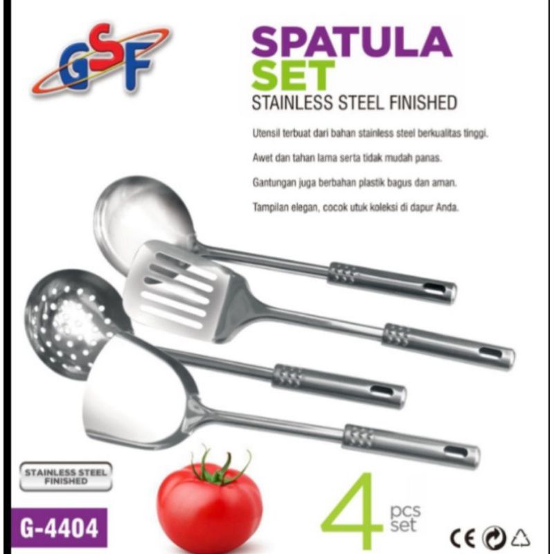 spatula set gsf 4pcs G 4404 sotel set gsf sodet set gsf 4 pcs