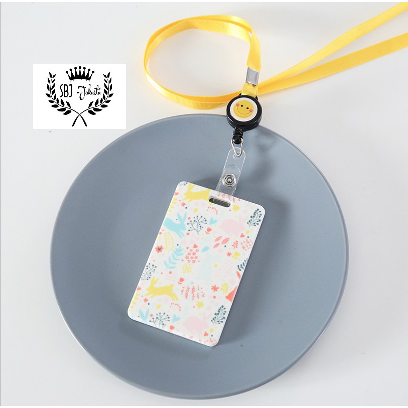 ID card Tempat Kartu / Tag holder Dengan tali strap / Card Holder