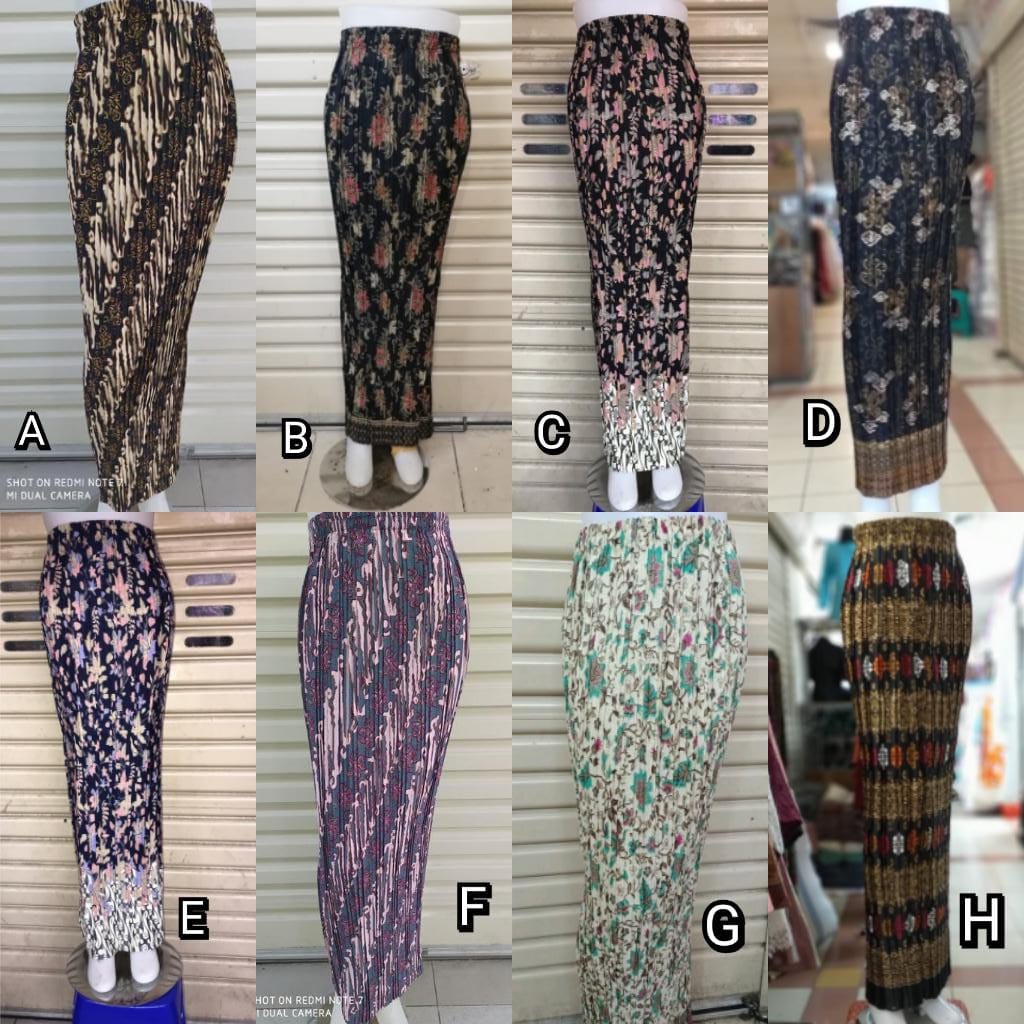 ROK PLISKET / BAWAHAN KEBAYA/ ROK BATIK / BAWAHAN BATIK ANEKA PILIHAN MOTIF (2)