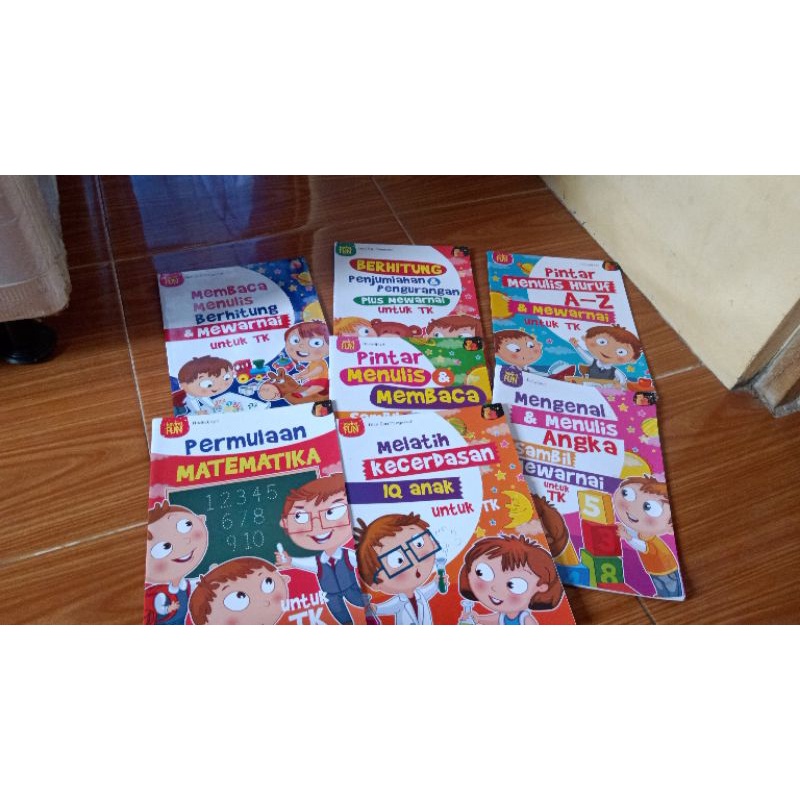

BUKU ANAK TK - BUKU ANAK PAUD - PAKET KOMPLIT HAVING FUN 7 IN 1