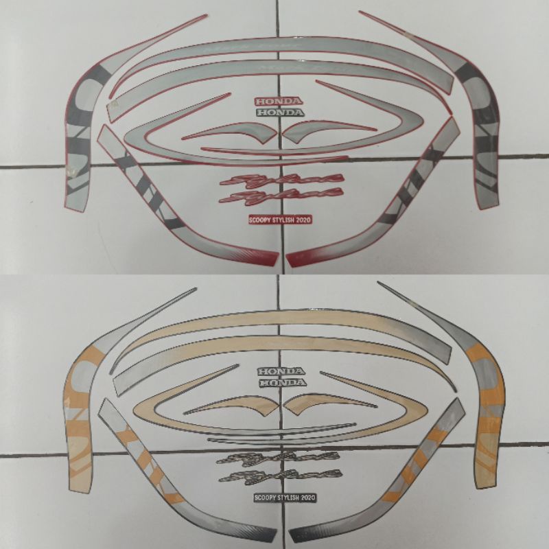 striping honda scoopy stylish 2020 kualitas a setara original