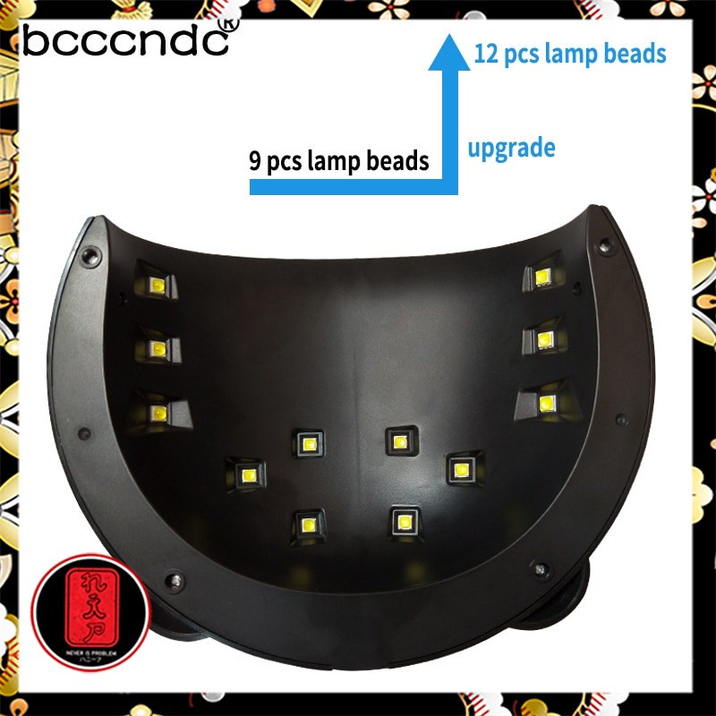 Biutte.co Pengering Kutek Kuku UV LED Panda Design 36W - X1 - Black