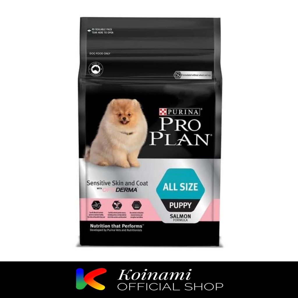 Proplan Sensitive Skin and Coat All Size Puppy Salmon 2.5kg - Makanan Anak Anjing - Makanan Puppy - Dog Food