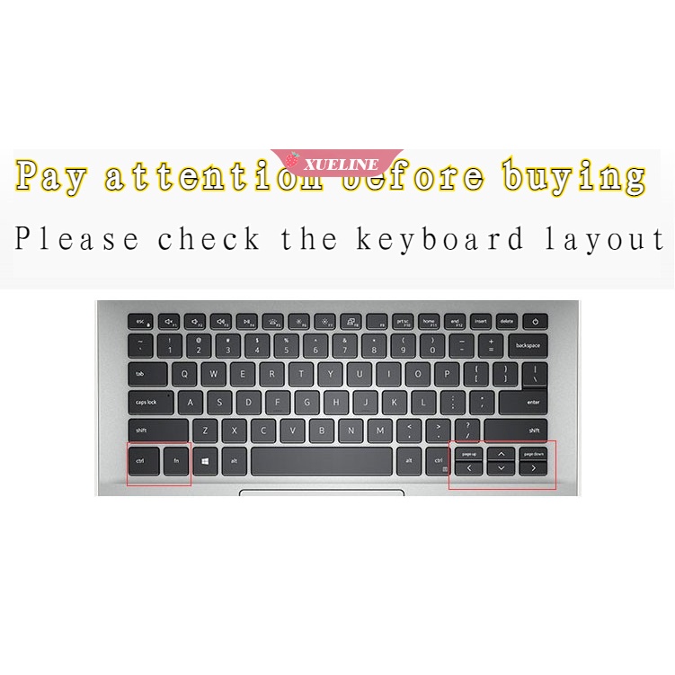 Cover Pelindung keyboard Bahan Silikon Untuk Dell Lingyue 5391 7391 5390 13.3 &quot;(ZXL)