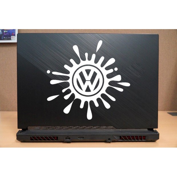 

stiker laptop vw bercak custom cutting stiker murah