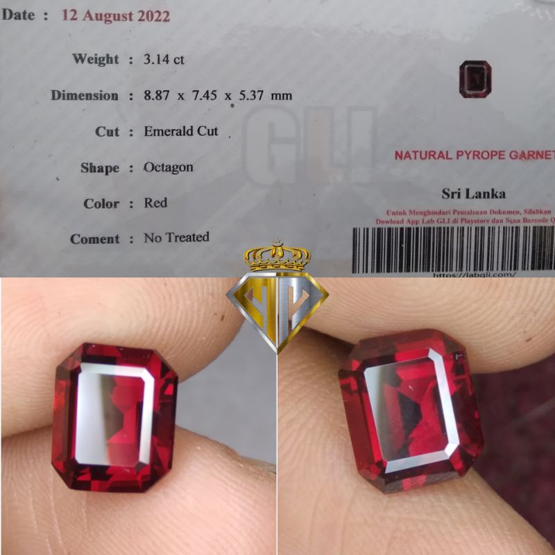 NATURAL PYROPE GARNET