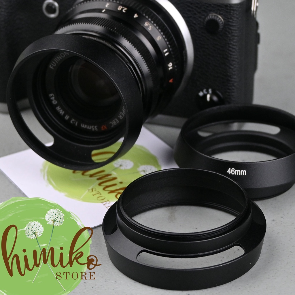 Lens Hood Universal Vented Metal CNC Solid Berbagai Ukuran