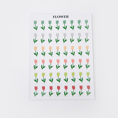imoda 1lembar Stiker Berwarna-warni Lucu Diary Jurnal Alat Tulis Serpihan Scrapbooking DIY Dekorasi-G