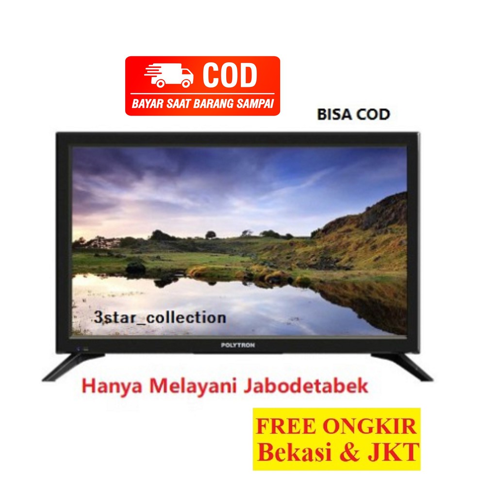 LED TV Polytron 24 Inch | TV Polytron | LED Polytron 24" | TV Polytron 24" PLD24D1852 -Garansi Resmi