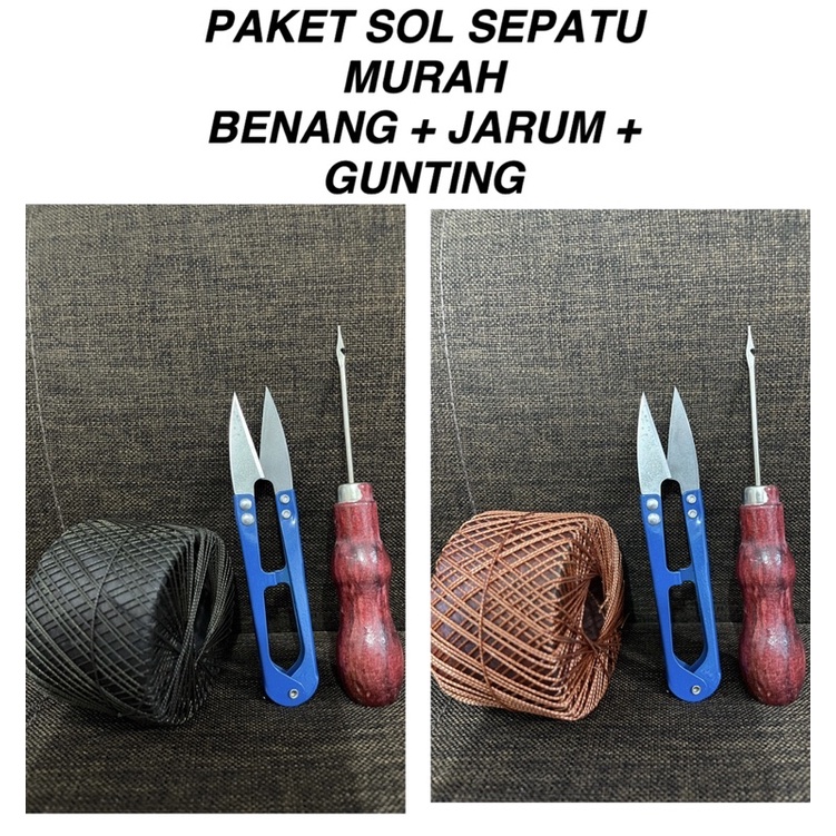 Jual Paket Komplit Alat Sol Sepatu Paket Murah Sol Isi Benang