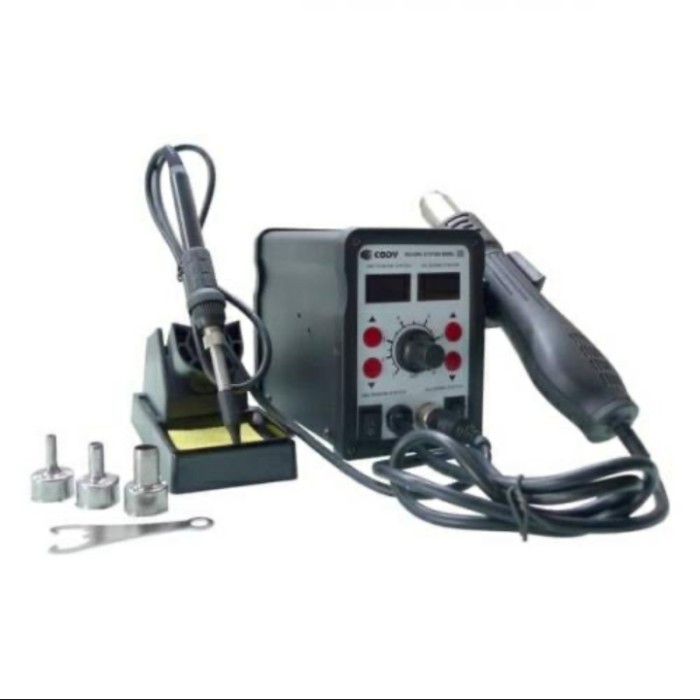 Soldering Station & Hot Blower Air Heater Solder Uap Panas Dekko 858